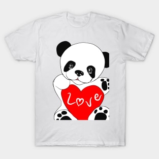 Panda love you T-Shirt